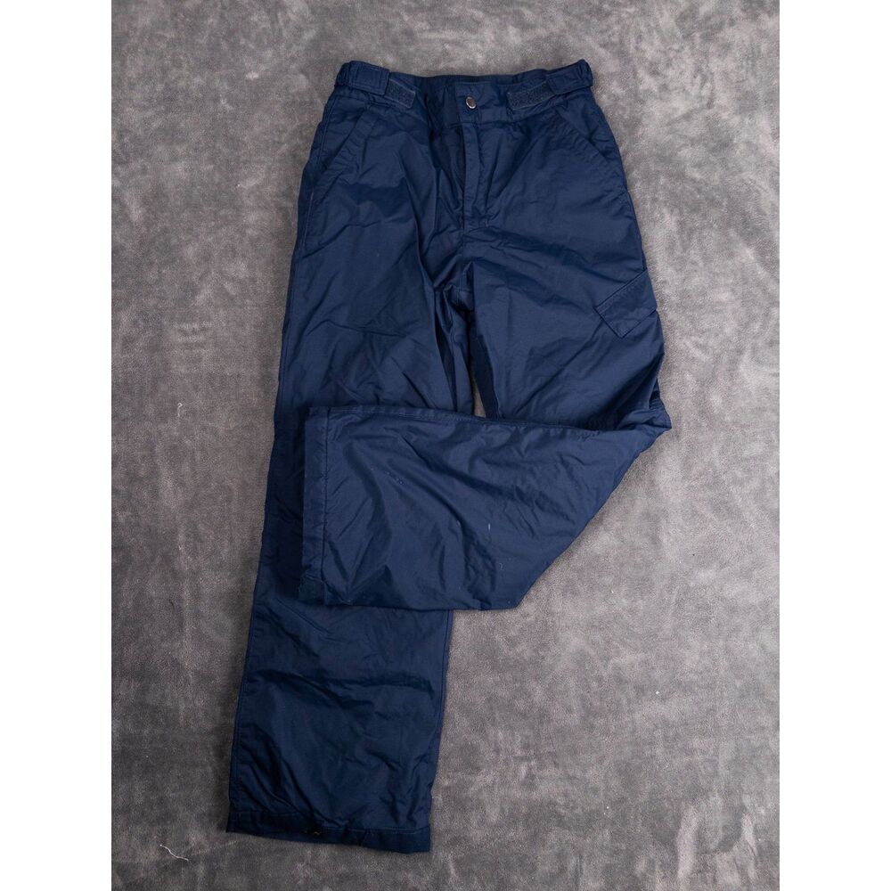 Columbia Kids Snow Pants Boys Large Navy Blue Insulated Ski Snowboarding